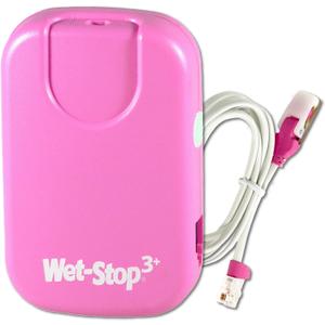 Wet-Stop 3 Bedwetting Enuresis Alarm with Loud Sound and Strong Vibration for Boys or Girls, Proven Solution for Bedwetters (Pink)