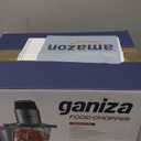 GANIZA Food Processors, Electric Food Chopper with Meat Grinder & Vegetable Chopper - 2 Bowls (8 Cup+8 Cup) with Powerful 450W Copper Motor - Includes 2 Sets of Bi-Level Blades for Fruits/Meat/Nuts (Black)