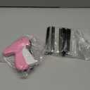 Quick Clothing Fixer, Clothes Quilt Tacking, Mini Stitch Hemming Gun Micro Tagging Tool for Home Use and Most Scenarios (Pink)