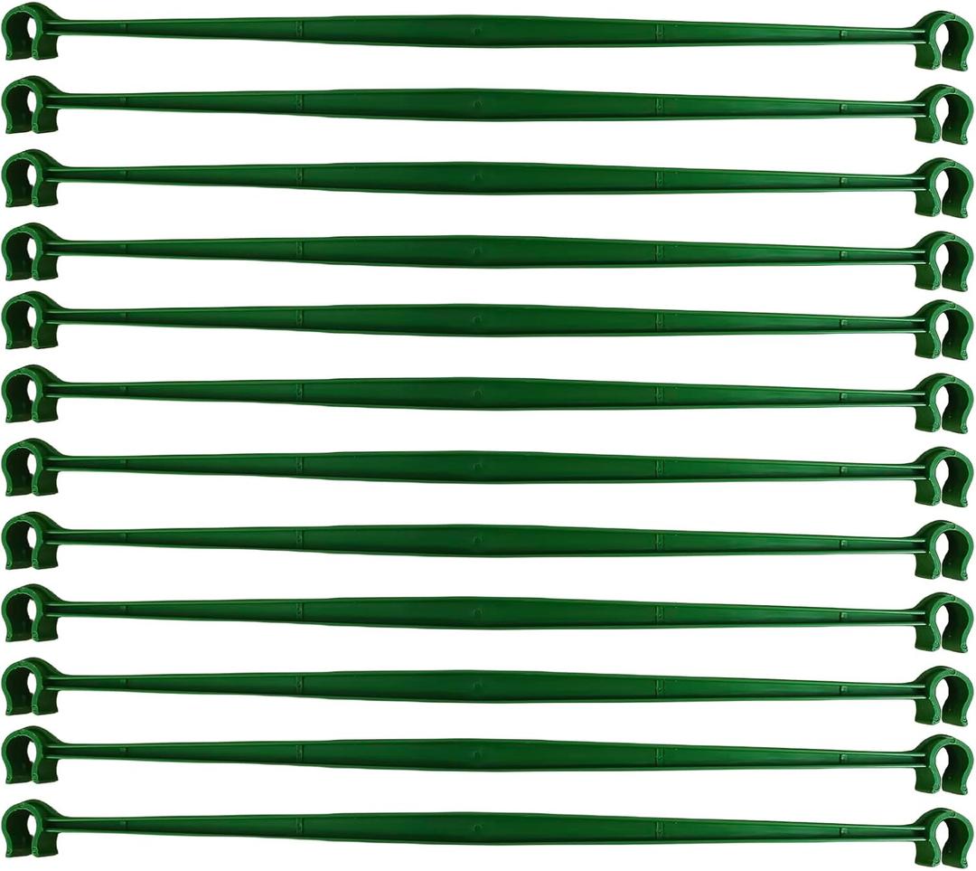 36PCS Plant Stake Arms for Tomato CageExpandable 11.8" Plant Supports Trellis Connector Clips for 11mm Garden Plants Stakes Stand Outdoor/Indoor