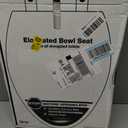 KOHLER 20110-0 Brevia, Slow Close Toilet Seat, Elongated Toilet Seat, Grip-Tight Bumpers Quick-Attach Hardware, White