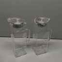 Netany 2 Pack 2 Liters/68 oz Square Glass Pitcher with Lid and Handle for Fridge, Iced Tea and Coffee Carafe Beverage Serveware, Heat Resistant Borosilicate Water Jug for Hot/Cold Drinks and Milk