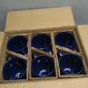 AmorArc 16oz Coffee Mugs Set of 6, Large Ceramic Coffee Mugs for Men, Women, Dad, Mom, Modern Coffee Mugs With Handle For Tea,Latte,Cappuccino,Cocoa. Dishwasher&Microwave Safe, Matte Blue