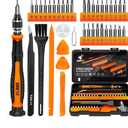 JOREST 40Pcs Small Precision Screwdriver Set (S2 Steel), Magnetic Screwdriver Set with Torx T5 T6 T8, Mini Repair Tool Kit for Macbook, Computer, Laptop, iPhone, PS4 PS5, Xbox, Switch, Glasses, Watch