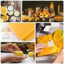 Eco-Lux 14.4 oz Beeswax Block  100% Pure Yellow Beeswax for Candle Making, DIY Makeup, Lip Balms, Crafts, Wood Conditioning, Leather Care & Natural Home Projects  Filtered, Premium Quality Wax Bar