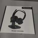 Wireless Headset with Mic for Work(Upgrade Volume Knob & Charging Indicator), Bluetooth Headset with Microphone for PC, with Noise Cancelling/Mute/USB for Call Center/Office/Home/Computer/Teams/Zoom (Black)