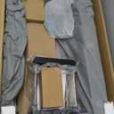 Black Kitchen Sink with Faucet, Top Mount/Drop-In 3 Hole Single Bowl Stainless Steel Sink with Cup Washer, Soap Dispenser, Drainage kit for Bar, Kitchen, Balcony (31.5 * 17.7in)