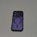 Thomo Magnetic for iPhone 17 Pro Case, [Compatible with Magsafe] [Full Camera Protection] Translucent Matte Military Grade Shockproof with Anti-Fingerprint Phone Cover 2025, Deep Purple