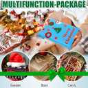 Christmas Poly Bubble Mailers 7 x 10 Inch Christmas Padded Envelopes Self Adhesive Retailer Holiday Shipping Bags for School Family Large Xmas Gift(40 Pcs,Xmas Bell)