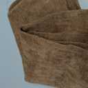 Foindtower Pack of 2 Soft Textured Chenille Throw Decorative Pillow Covers Square Accent Solid Cushion Cover Cozy Farmhouse Pillow Case with Zippe for Couch Sofa Bed Living Room 16x16 Inch, Bronze
