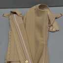 SHAPSHE Waist Trainer Corset for Women Tummy Control Sport Workout Body Shaper Vest for Women Postpartum Gym Zipper and Hooks (Medium, Tan)