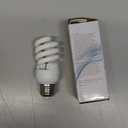 CFL Light Bulbs E26 Base, T2 Spiral 13Watt (60Watt Equivalent) Soft White 2700K 900lm Compact Fluorescent Light Bulbs, UL Approved, 120v 60Hz, Self Ballasted CFL Bulbs, Pack of 2