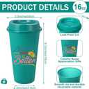 Skylety 36 Sets Nurse Appreciation Gifts, 16 oz Reusable Tumblers with Lids for Nurse Week 2026, Thank You Plastic Nursing Cups with Bow Cards and Opp Bags for Lpn Cna Rn Np Healthcare(Classic)