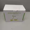 Seed Sprouting Kit, 2 Large Wide Mouth Mason Jars with Sprout Lids, Blackout Sleeves, Drain Tray, Stainless Steel Stand, Sprouts Growing Kit for Bean, Broccoli, Alfalfa (Yellow+Green)