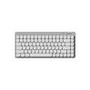 Flow Lite 84 Keys Low Profile Mechanical Keyboard, 75% Swappable Rechargeable Wireless Keyboard with 2.4G Receiver, Bluetooth and Wired Connection for Windows, Mac/Spector Linear Switches (Marble)