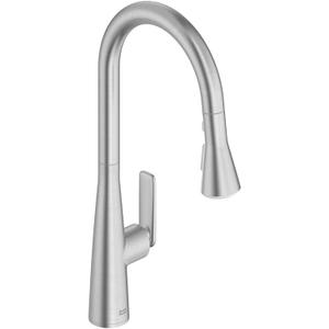 American Standard Aspirations Pull Down Kitchen Sink Faucet Stainless Steel