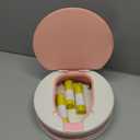 portable, foldable potty seat for toddler, Training Toilet Seat Emergency Toilet for Car, Camping, Outdoor, indoor (pink, small)