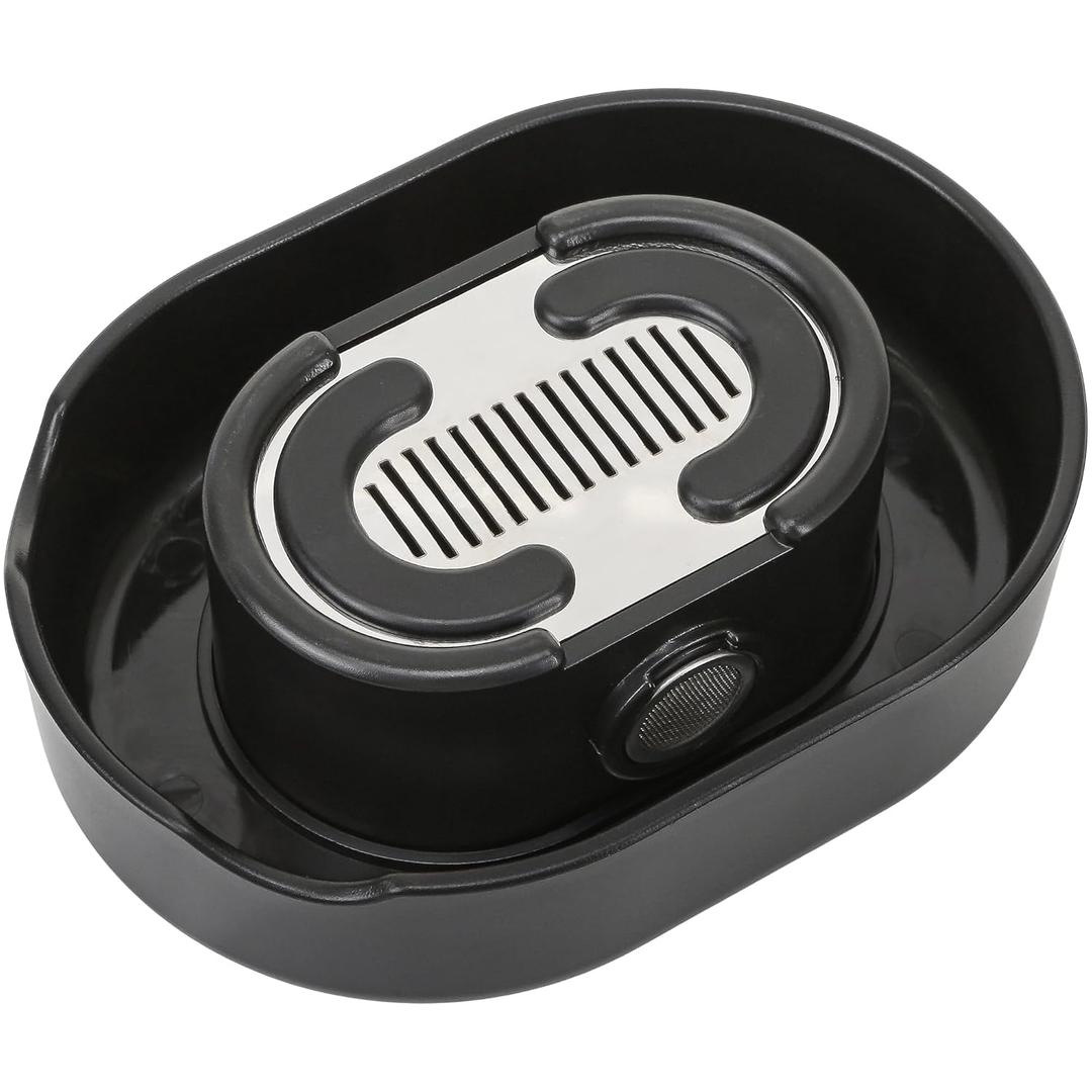 Razor Manual Rinser Push-Type Shaving Razor Cleaner Portable Rinser Tool for Men  Quick Cleaning, Save Water, No Electricity, Compatible with Most Hand Shavers and Cartridge Blades (1pac, Black)