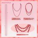 5Pcs/Set Women Tutu Costume Accessories Set 4 Layered Tulle Tutu Skirt Bow Headband Sets for Women Party Supplies