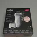 Braun Epilator Silk-pil 7, Hair Removal Device, Women Shaver & Trimmer, Wet and Dry, Wide Head, Includes Shaver Head and Trimmer Comb, SE7-041, Silver