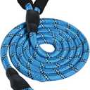 Amazon Basics Round Dog Leash, Heavy Duty, Durable Rope for Small, Medium, and Large Dogs, Lightweight Design for Walking, Training, and Outdoor Activities, Blue, 6 Ft