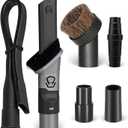 6PCS Vacuum Cleaner Attachments for Shark Rocket. 2-in-1 Crevice & Dusting Brush Combo. Includes flexible crevice tool and round bristle brush Compatible with Shark HV322,HV320, HV301,NV600, NV340