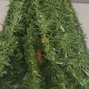 50 Feet Christmas Greenery Garland Decorations, Artificial Green Pine Soft Tinsel Xmas Tree Decor Non-Lit for Stairs Mantle Fireplace Home Indoor Outdoor Holiday Party