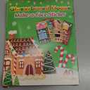 AgincBerry Christmas Sticker, Xmas House Sticker Christmas Party Supplies