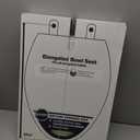 KOHLER 4636-RL-0 Cachet ReadyLatch Elongated Slow Close Toilet Seat, Soft Close Toilet Seat Quiet Lid, Contoured Grip-Tight Bumpers Installation Hardware, Apartment Essentials, White