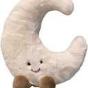 JOSON Sun Shaped Plush Toys, Soft Bedside Sofa Pillows, Used for Home Decoration as Birthday Gifts for Children and Girls (Moon)