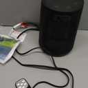 GiveBest Space Heater, Electric Portable Heaters for Indoor Use with Thermostat and Remote, 70°Oscillation, Digital Display, 12H Timer, 1500W PTC Ceramic Fast Safety Heat for Office Bedroom Home, Grey