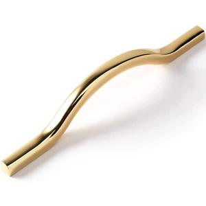 6pcs Kitchen Cabinet Handle - Cabinet Handle Cabinet Drawer Cabinet Door Handle-Golden||Hole Distance 96/128mm