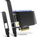 10Gb Base-T PCI-e Network Card, Intel X540-T1 Controller, NICGIGA 10Gbps Ethernet Adapter with 10Gbe RJ45 Port  10G NIC Card, Support Windows/Windows Server/Linux/Vmware/ESX