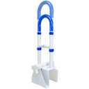 EYL Medical Supplies Adjustable Bathtub Handle for Elderly | Sturdy Clamp-On Tub Grab Bar with 300lb Capacity | Grab Bars for Bathtubs | Shower Handle for Elderly | Durable Tub Safety Rail 14" x 17