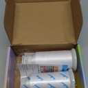 Simthread 2 Huge Spools White Bobbin Fill Thread 60WT for Embroidery Machine and and Sewing Machines - 5500 Yards Ea