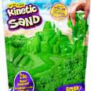 Kinetic Sand, The Original Moldable Sensory Play Sand Toys for Kids, Green, 2 lb. Resealable Bag, Ages 3+