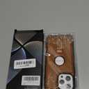 for iPhone 16 Pro Max Case Leather with Stand, Strong Magnetic Fits for MagSafe (Brown, iPhone 16 Pro Max)