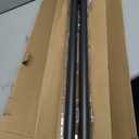 Curtain Rods 2 Pack 5/8 inch Black Curtain Rods for Windows 30 to 45 Inch with Brackets Easy to Install for Bedroom Living room Kitchen