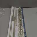 H.VERSAILTEX 4 Pack Magnetic Curtain Rods Multi-Use Adjustable Petite Cafe Sidelight Magnetic Rods Tool Free for Iron and Steel Place (9"-16", Nickel)