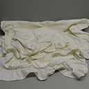 KKJIAF Ruffle Pillow Cases Standard Size Set of 2, Ruffled Pillow Covers with Envelope Closure, Wrinkle Resistant Ruffled Pillow Shams 20" x 26", Beige