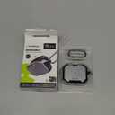 SwitchEasy Defender+ AirPods Pro Locking Case 2nd Generation & 1st Generation - Wireless Charging Case with Phone Stand, Shockproof Protection for Apple AirPods, AirPod Pro Case with Lock - Space Gray