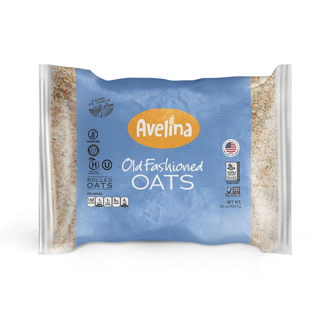 Avelina Old Fashioned Rolled Oats - Gluten-Free - 32 oz (Pack of 1) (EXP 08/06/27)