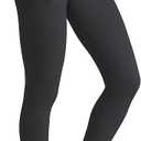 G4Free BareFeel High Waisted Leggings for Women No See Through Tummy Control Cycling Workout Yoga Pants with Pockets (Black,M,27")
