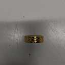 GenXenon Smart Ring for Women Men, Heart Rate/ Blood Oxygen/ Sleep Tracker/ Step Counter, Fitness Ring with Magnetic Charging Case, 5ATM Waterproof for iOS & Android, No Subscription Fee (Gold 8-1)