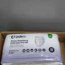 UnderX Adult Disposable Incontinence Underwear Maximum Absorbency Pull Ups, Overnight Leak Protection, 8 Cup Absorption, Soft Latex-Free, Odor Control, Easy Removal, Large, 20 Count