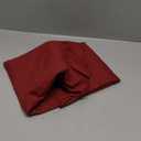 KKJIAF Ruffle Pillow Cases Standard Size Set of 2, Ruffled Pillow Covers with Envelope Closure, Wrinkle Resistant Ruffled Pillow Shams 20" x 26", Burgundy