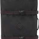 Kipling Spontaneous Softside Spinner Wheel Luggage, Integrated TSA Accepted Lock, Black Noir, Checked-Large,KI4193
