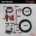 Fill-Rite FR4211H 12V 20 GPM Fuel Transfer Pump with Standard Mechanical Meter Package, Gallons Gasoline, Diesel, Kerosene, Ethanol & Methanol Blends & Biodiesel