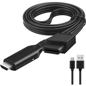 Wii to HDMI 1M(3.2FT) Cable Converter,1080P/ 720P Wii HDMI Adapter Output Video Audio Wii HDMI Converter Supports All Wii Display Modes, NTSC .Compatible with Wii, Wii U, HDTV