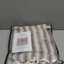Piper Classics Market Place Blue Ticking Stripe Standard King Quilt